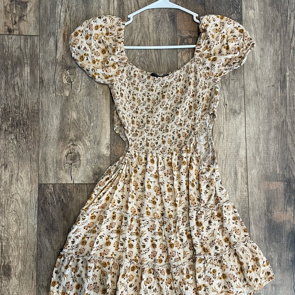 Dresses & Skirts - Floral off shoulder Dress With Open Sides